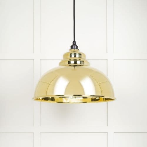 From The Anvil 49522 Smooth Brass Harborne Pendant