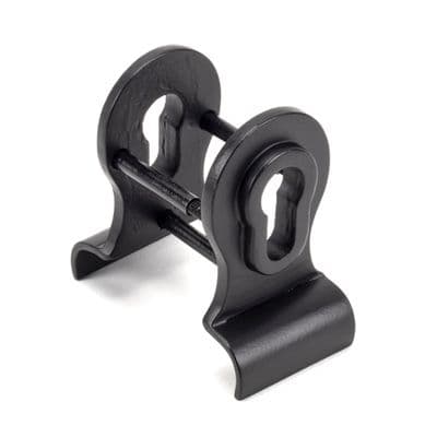 From The Anvil 49597 Matt Black 50mm Euro Door Pull (Back to Back fixing)