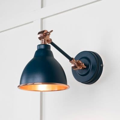 From The Anvil 49714SDU Smooth Copper Brindley Wall Light in Dusk