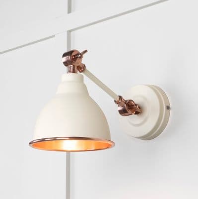From The Anvil 49714STE Smooth Copper Brindley Wall Light in Teasel