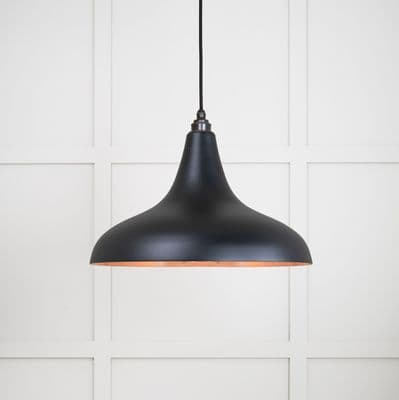 From The Anvil 49720SEB Smooth Copper Frankley Pendant in Elan Black