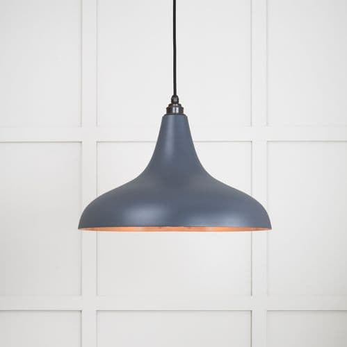 From The Anvil 49720SSL Smooth Copper Frankley Pendant in Slate