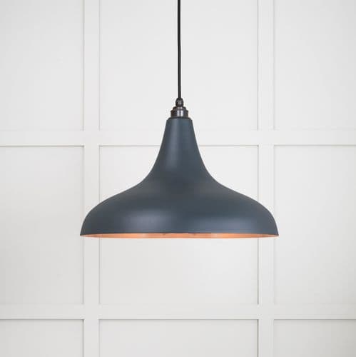 From The Anvil 49720SSO Smooth Copper Frankley Pendant in Soot