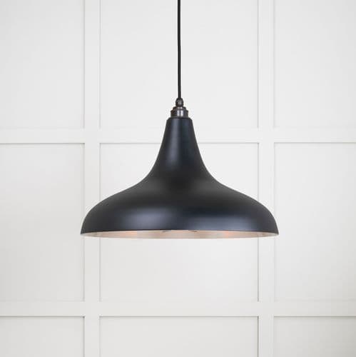 From The Anvil 49721SEB Smooth Nickel Frankley Pendant in Elan Black