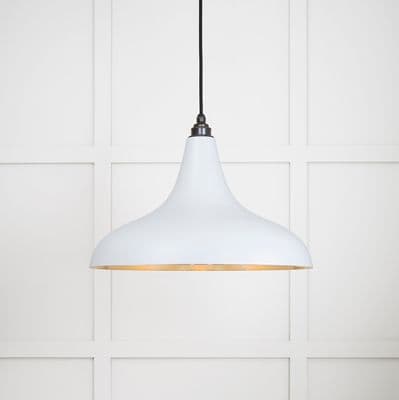 From The Anvil 49722SBI Smooth Brass Frankley Pendant in Birch