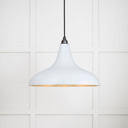 From The Anvil 49722SBI Smooth Brass Frankley Pendant in Birch