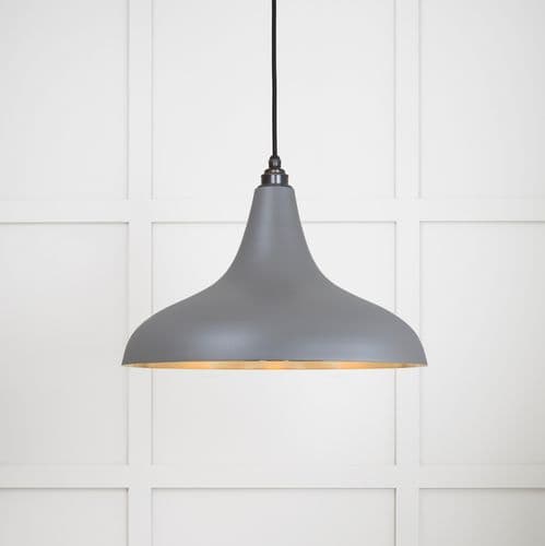 From The Anvil 49722SBL Smooth Brass Frankley Pendant in Bluff