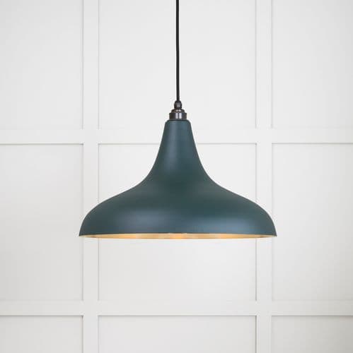 From The Anvil 49722SDI Smooth Brass Frankley Pendant in Dingle