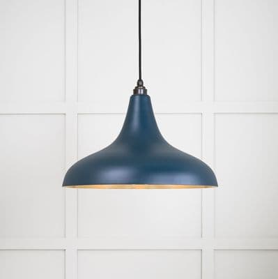 From The Anvil 49722SDU Smooth Brass Frankley Pendant in Dusk