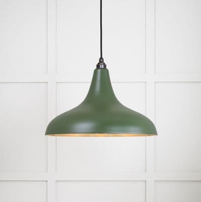 From The Anvil 49722SH Smooth Brass Frankley Pendant in Heath