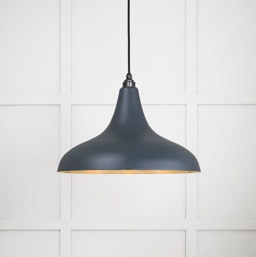 From The Anvil 49722SSO Smooth Brass Frankley Pendant in Soot