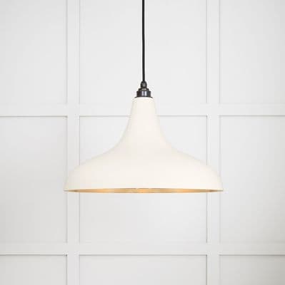 From The Anvil 49722STE Smooth Brass Frankley Pendant in Teasel