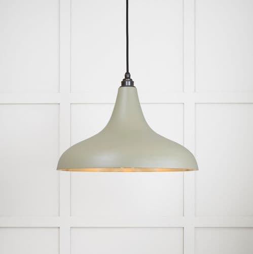 From The Anvil 49722STU Smooth Brass Frankley Pendant in Tump