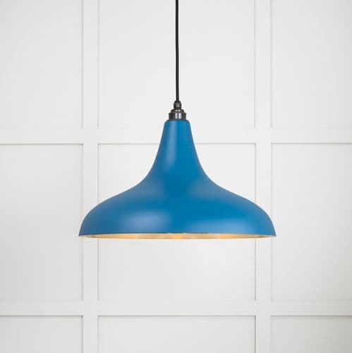 From The Anvil 49722SU Smooth Brass Frankley Pendant in Upstream