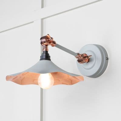From The Anvil 49723SBI Smooth Copper Flora Wall Light in Birch