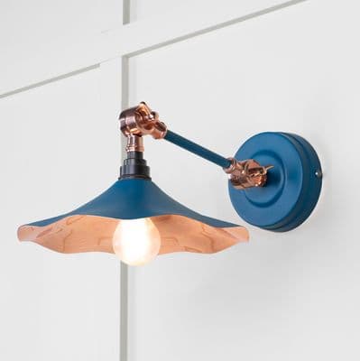 From The Anvil 49723SU Smooth Copper Flora Wall Light in Upstream