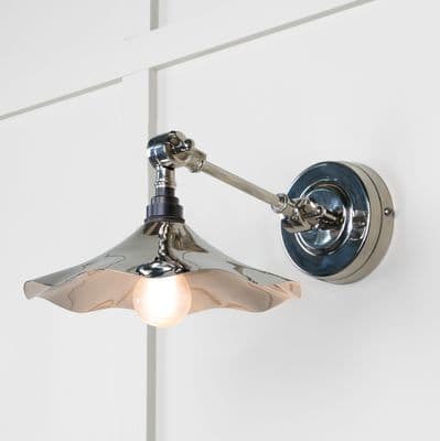 From The Anvil 49724 Smooth Nickel Flora Wall Light