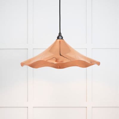 From The Anvil 49729 Smooth Copper Flora Pendant