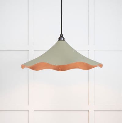 From The Anvil 49729STU Smooth Copper Flora Pendant in Tump