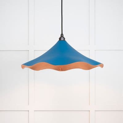 From The Anvil 49729SU Smooth Copper Flora Pendant in Upstream