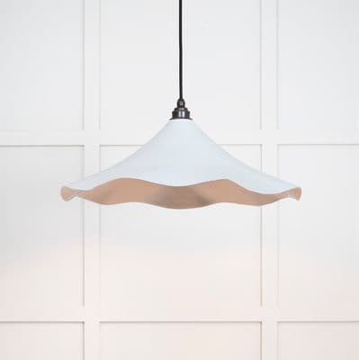 From The Anvil 49730SBI Smooth Nickel Flora Pendant in Birch