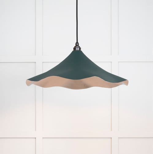 From The Anvil 49730SDI Smooth Nickel Flora Pendant in Dingle