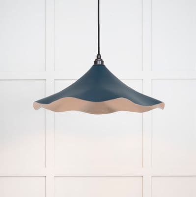 From The Anvil 49730SDU Smooth Nickel Flora Pendant in Dusk