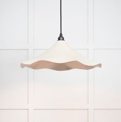From The Anvil 49730STE Smooth Nickel Flora Pendant in Teasel