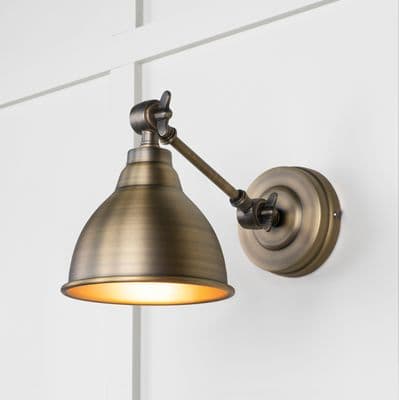 From The Anvil 49733 Aged Brass Brindley Wall Light