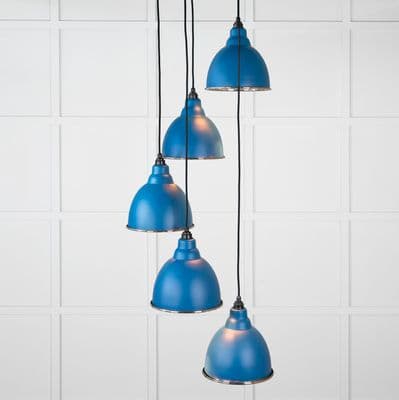 From The Anvil 49737SU Smooth Nickel Brindley Cluster Pendant in Upstream