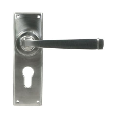 From The Anvil 49830 Satin Marine SS (316) Avon Lever Euro Lock Set