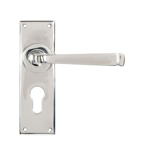 From The Anvil 49831 Polished Marine SS (316) Avon Lever Euro Lock Set