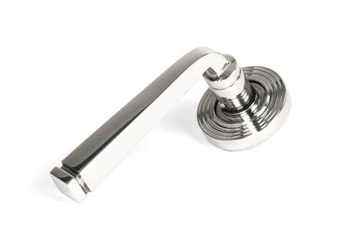 From The Anvil 49854 Polished Marine SS (316) Avon Round Lever on Rose Set (Beehive)