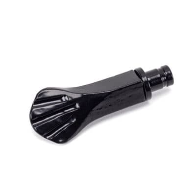 From The Anvil 49896 Black Shell Curtain Finial (pair)