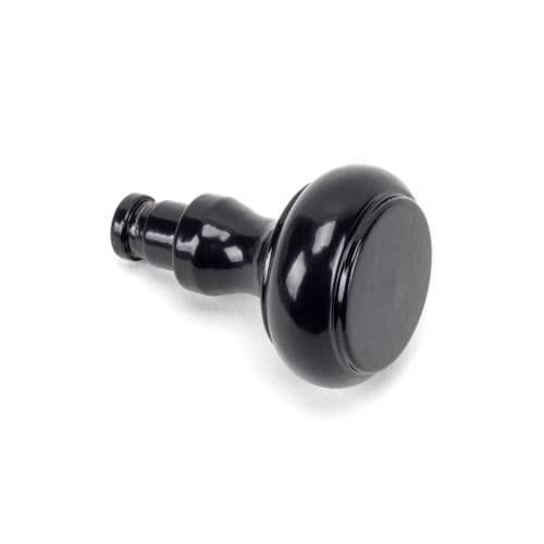 From The Anvil 49897 Black Regency Curtain Finial (pair)