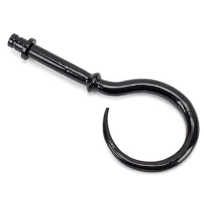 From The Anvil 49903 Black Hook Curtain Finial (pair)