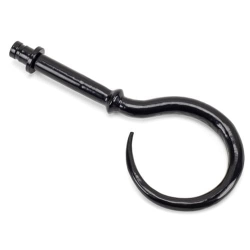 From The Anvil 49903 Black Hook Curtain Finial (pair)