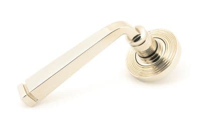 From The Anvil 49955 Polished Nickel Avon Round Lever on Rose Set (Beehive) - Unsprung