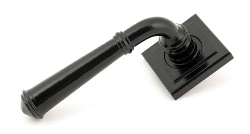 From The Anvil 49972 Black Regency Lever on Rose Set (Square) - Unsprung