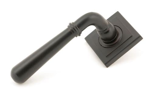 From The Anvil 50032 Aged Bronze Newbury Lever on Rose Set (Square) - Unsprung