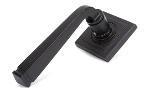 From The Anvil 50060 Aged Bronze Avon Round Lever on Rose Set (Square) - Unsprung