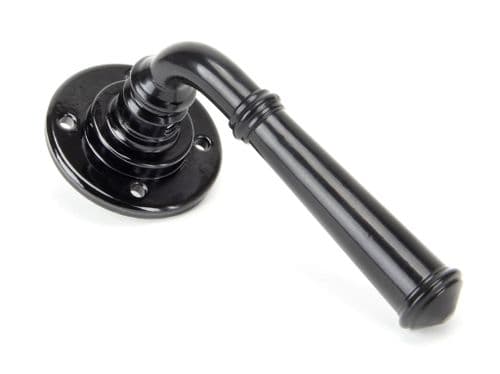 From The Anvil 50097 Black Regency Lever on Rose Set - Unsprung
