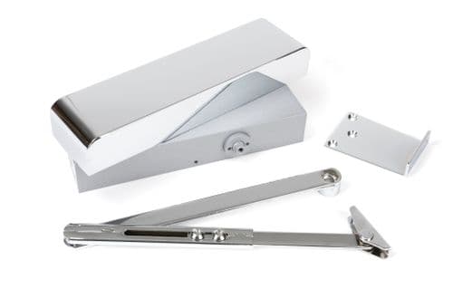 From The Anvil 50110 Polished Chrome Size 2-5 Door Closer & Cover