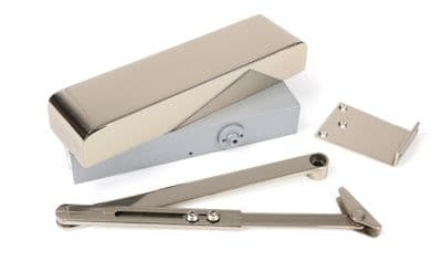 From The Anvil 50111 Polished Nickel Size 2-5 Door Closer & Cover