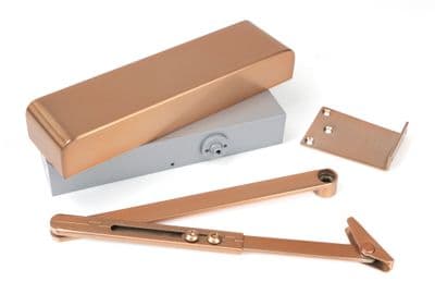 From The Anvil 50112 Polished Bronze Size 2-5 Door Closer & Cover