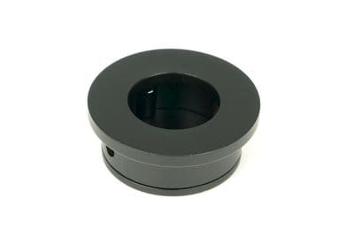 From The Anvil 50223 Matt Black 34mm Round Finger Edge Pull