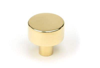 From The Anvil 50293 Polished Brass Kelso Cabinet Knob - 25mm (No Rose)