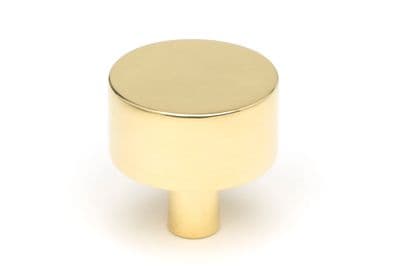 From The Anvil 50296 Polished Brass Kelso Cabinet Knob - 32mm (No Rose)