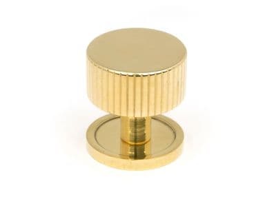 From The Anvil 50364 Polished Brass Judd Cabinet Knob - 32mm (Plain)