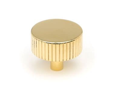 From The Anvil 50368 Polished Brass Judd Cabinet Knob - 38mm (No Rose)